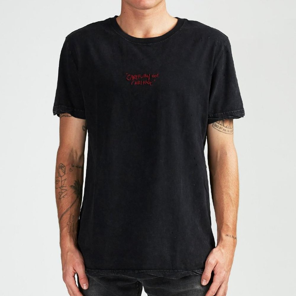 New Ksubi Black Short sleeves Carefully not caring